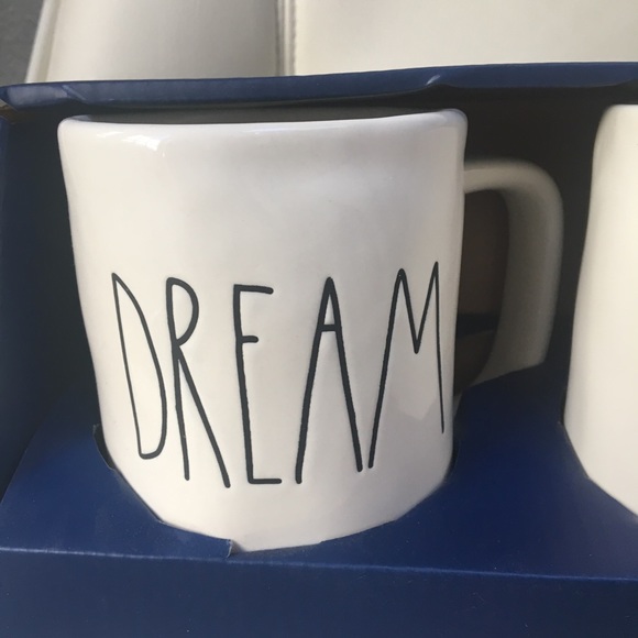 Rae Dunn DREAM BIG Coffee Ceramic Mugs. Brand New - Picture 2 of 6